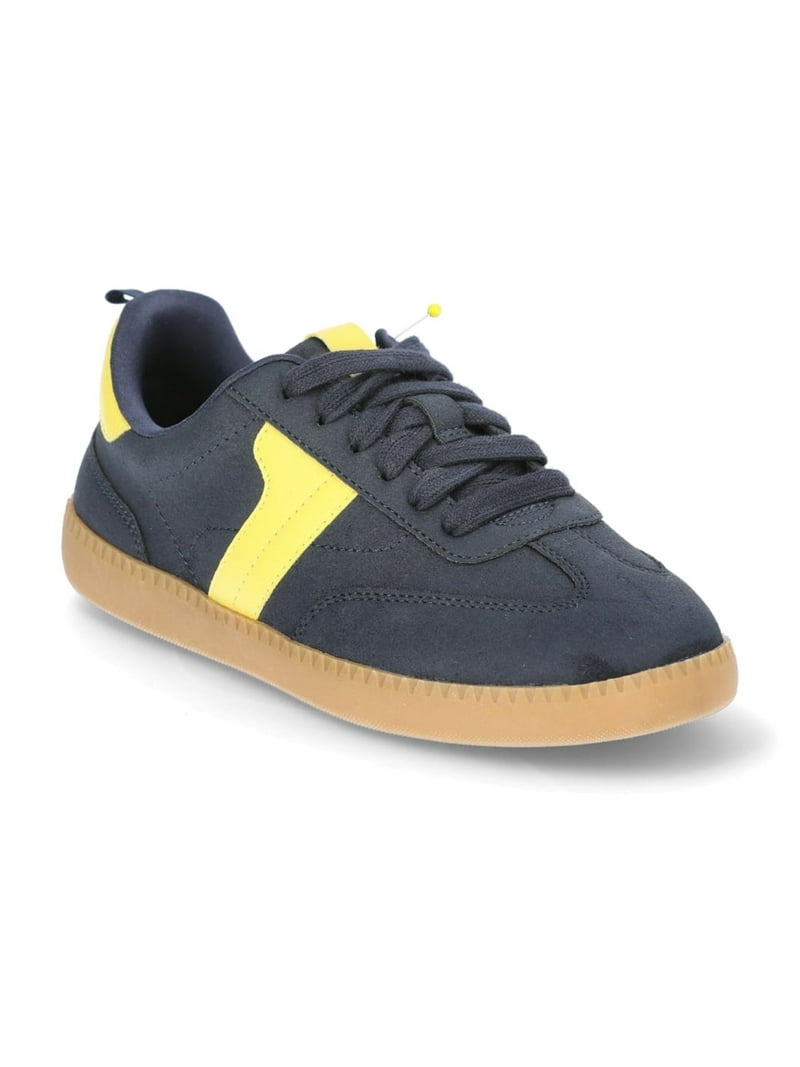 Yellow and Navy Athletic Sneakers Nike Cortez sneakers in navy and yellow | ASOS main image 3
