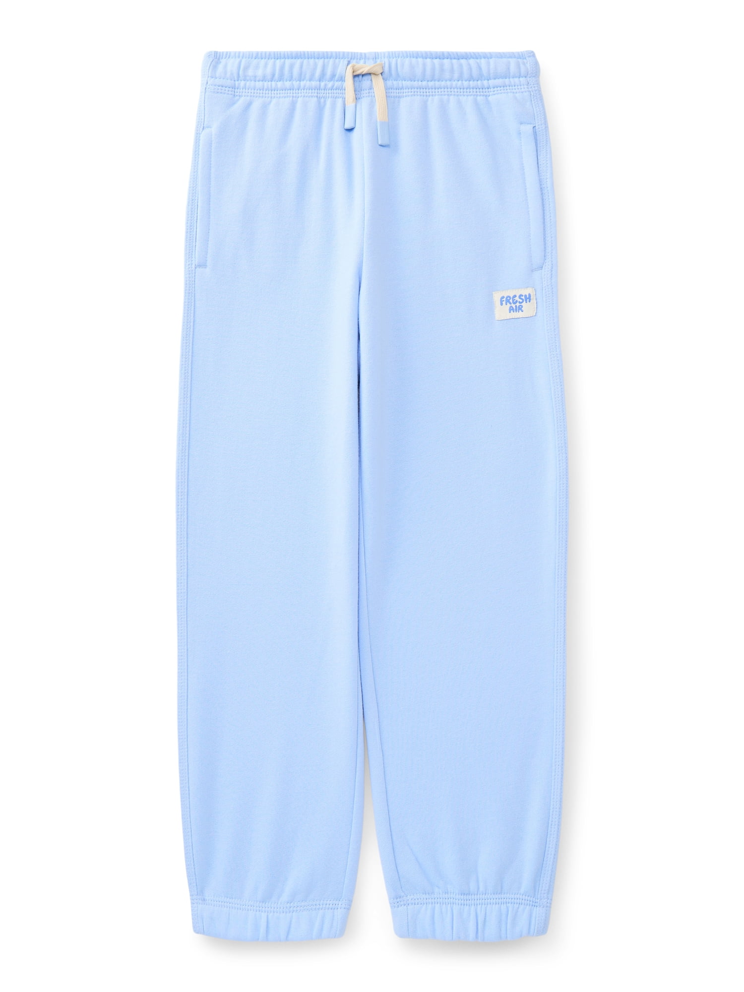 Wonder Nation Little Boys Lightweight Fleece Jogger Pants, Sizes 4-10