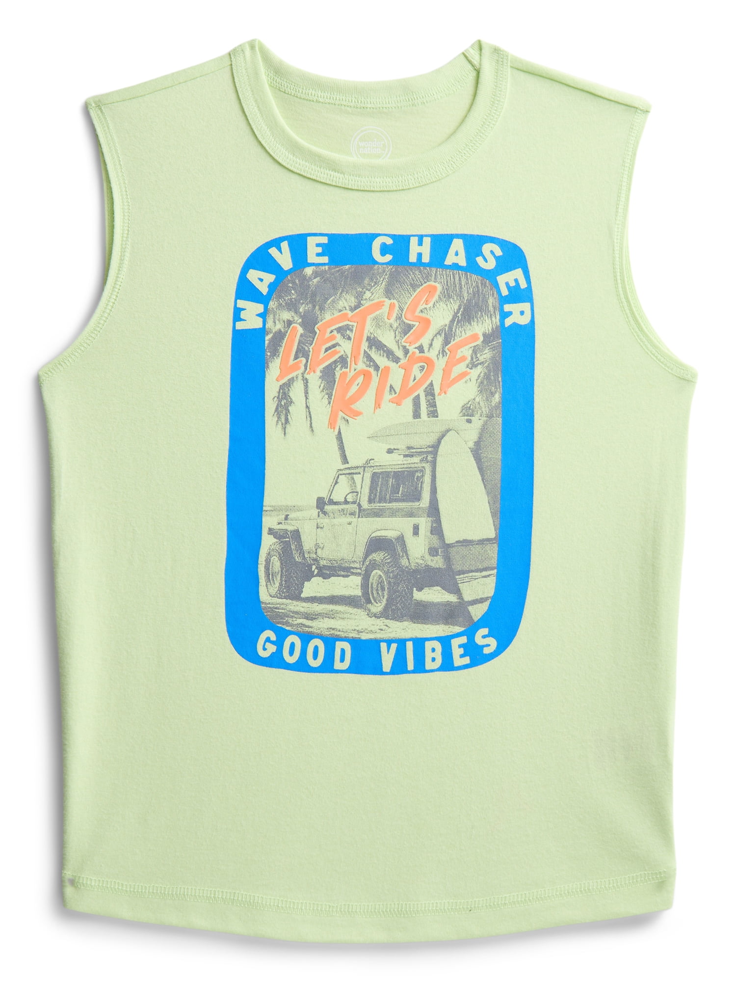 Wonder Nation Little Boys Graphic Tank Top, Sizes 4-10
