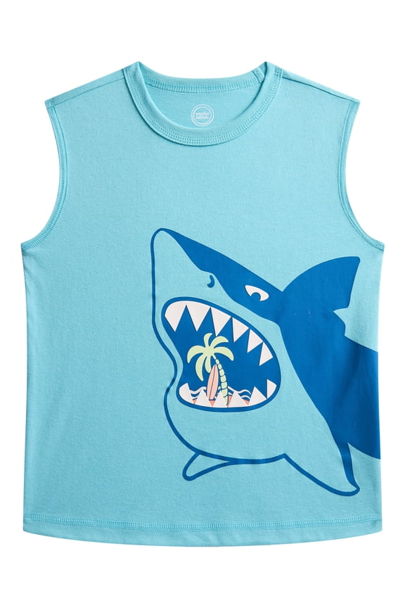 Little Boys Graphic Tank Top, Sizes 4-10