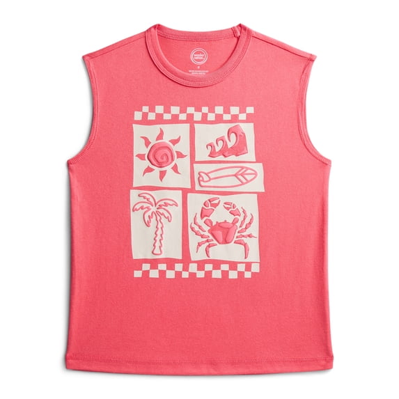 Wonder Nation Little Boys Graphic Tank Top, Sizes 4-10