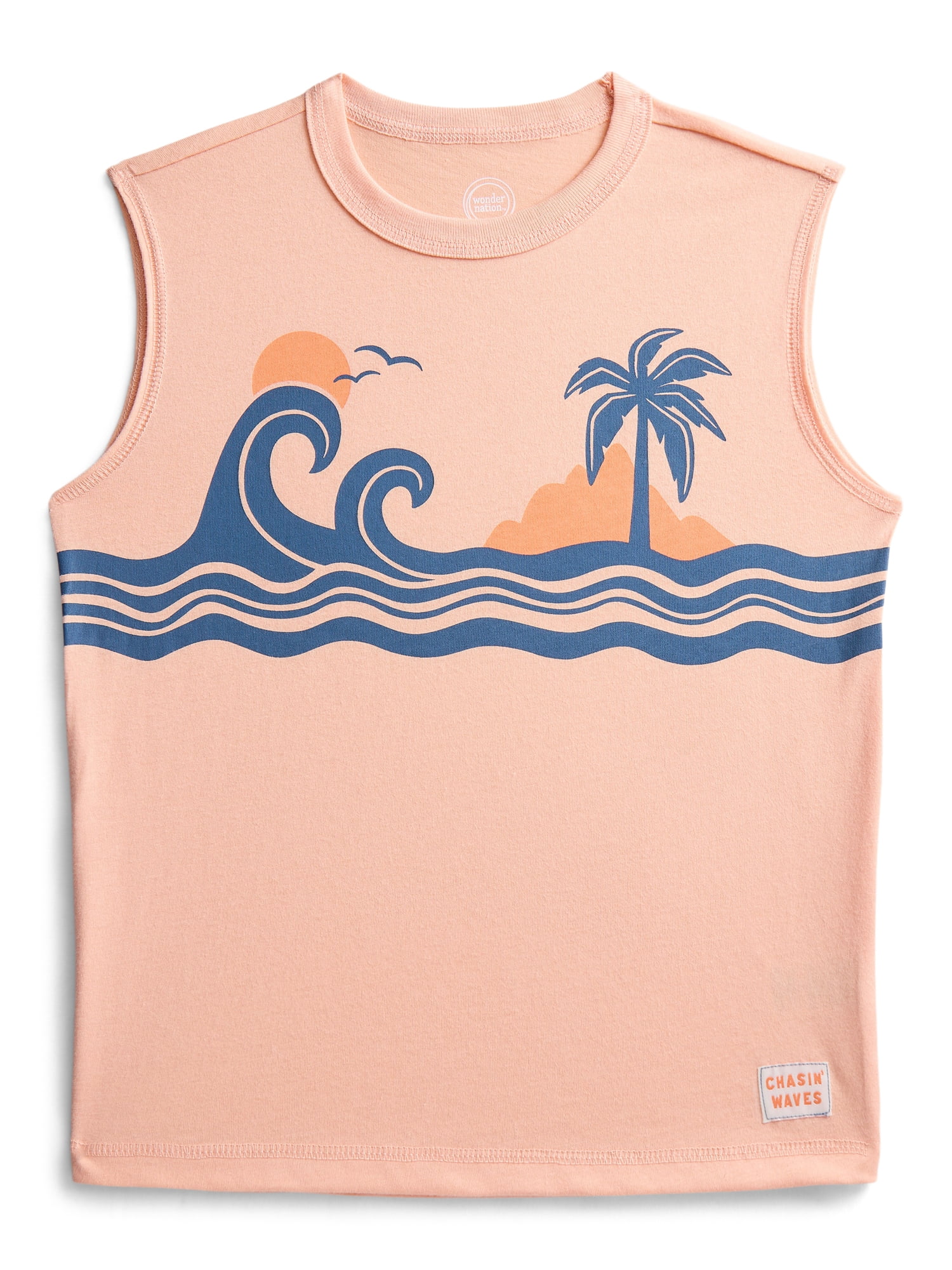 Wonder Nation Little Boys Graphic Tank Top, Sizes 4-10