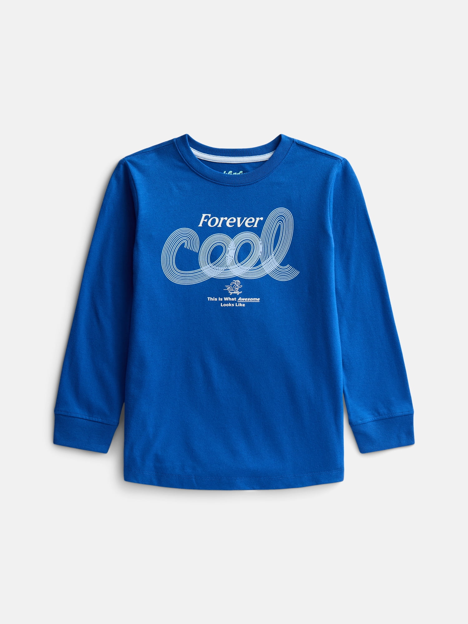 Wonder Nation Little Boys Graphic Tee with Long Sleeves, Sizes 4-14