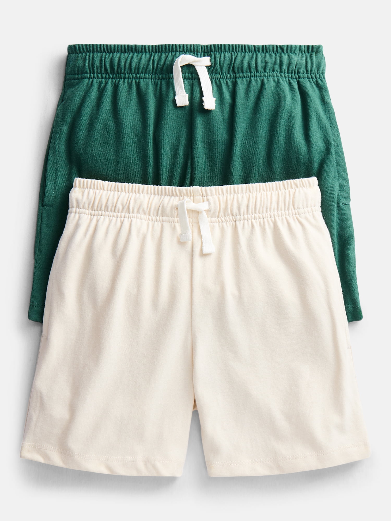 Wonder Nation Little Boys' Pull On Knit Shorts, 2-Pack, Sizes 4-10
