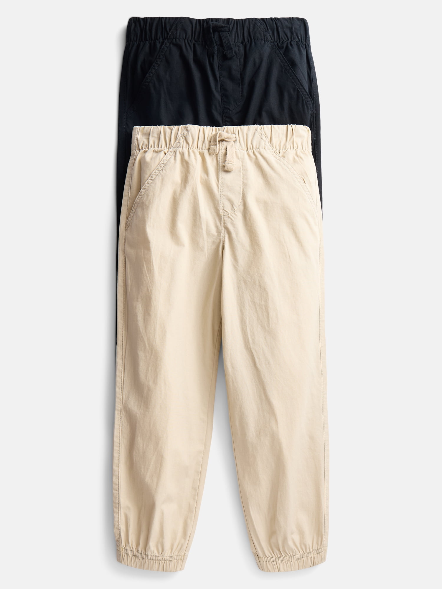 Wonder Nation Little Boys' Woven Jogger Pants, 2-Pack, Sizes 4-10