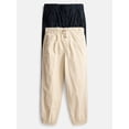 thumbnail image 1 of Wonder Nation Little Boys' Woven Jogger Pants, 2-Pack, Sizes 4-10, 1 of 3