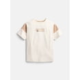 thumbnail image 1 of Wonder Nation Little Boys Colorblock Graphic Tee with Short Sleeves, Sizes 4-10, 1 of 3