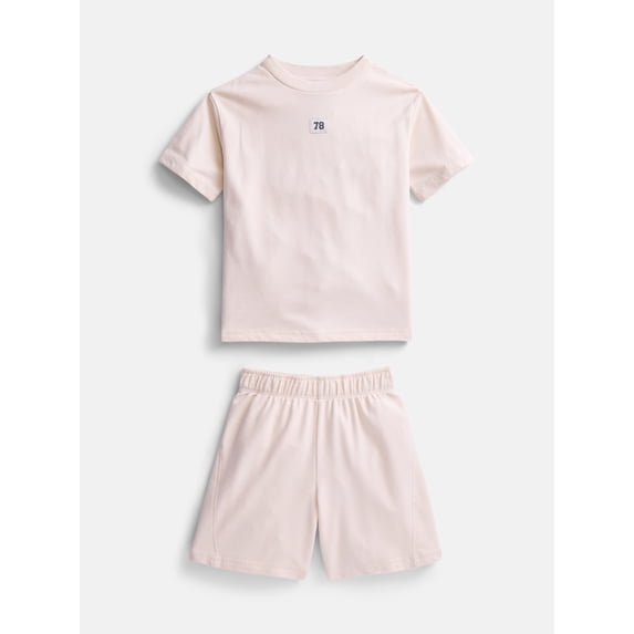 Wonder Nation Boys' French Terry Top and Shorts Set, 2-Piece, Sizes 4-10