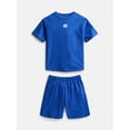 thumbnail image 1 of Wonder Nation Boys' French Terry Top and Shorts Set, 2-Piece, Sizes 4-10, 1 of 3