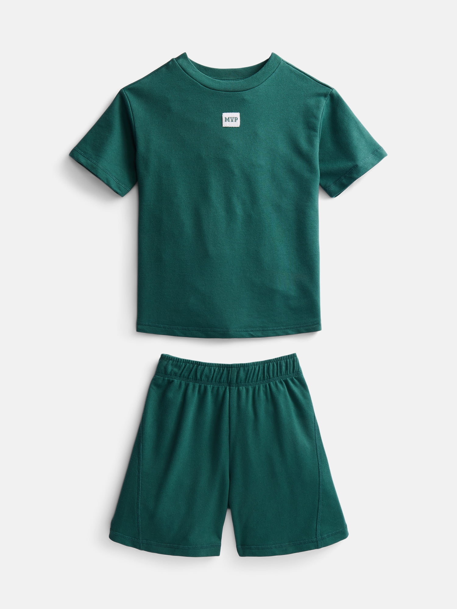 Wonder Nation Boys' French Terry Top and Shorts Set, 2-Piece, Sizes 4-10