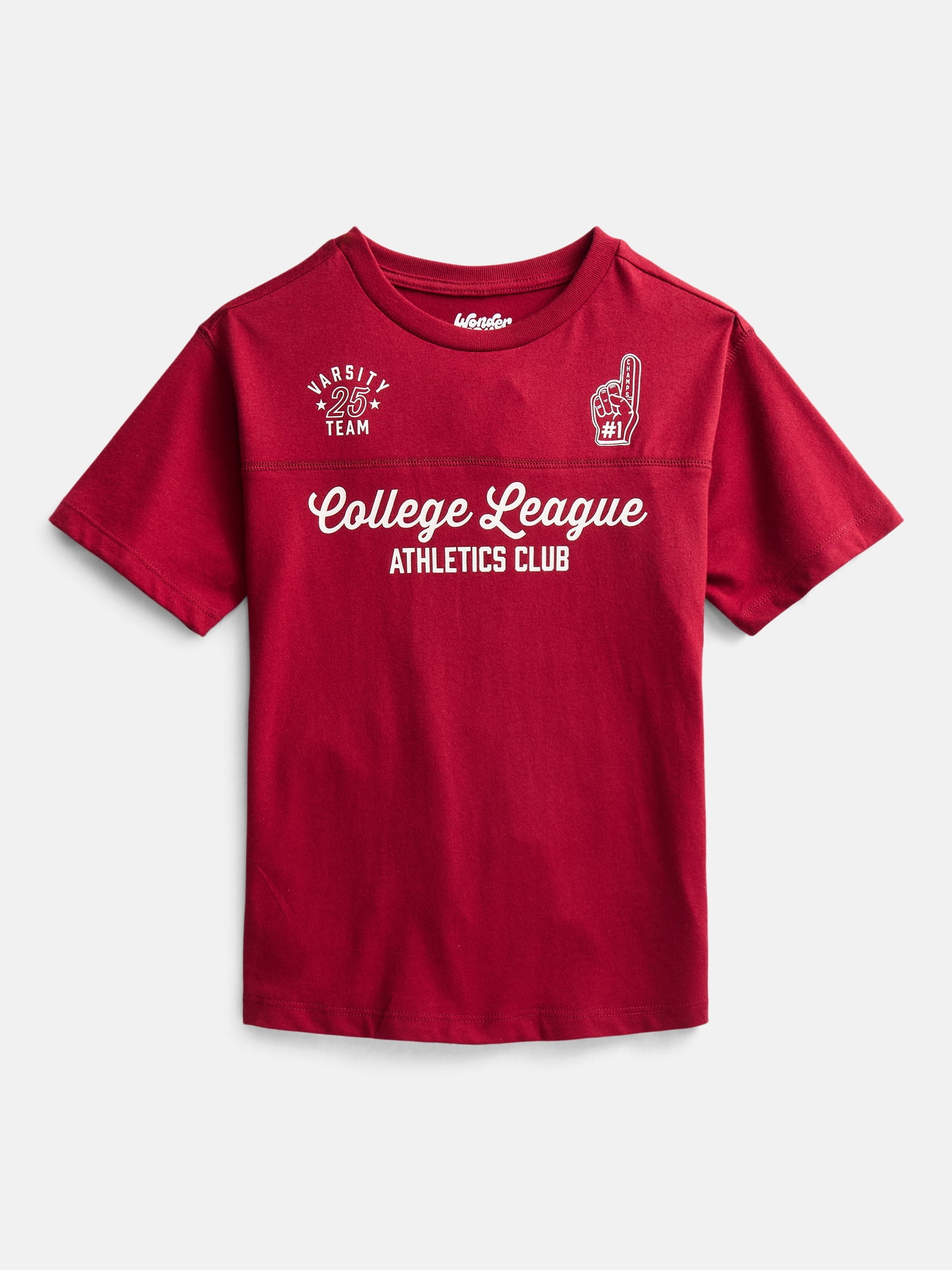 Wonder Nation Little Boys' Graphic Tee with Short Sleeves Sizes 4-10