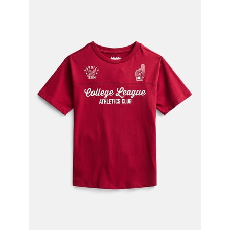 Wonder Nation Little Boys' Graphic Tee with Short Sleeves Sizes 4-10