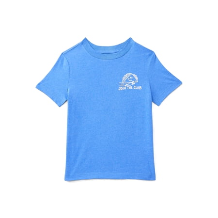 Wonder Nation Little Boys Short Sleeve Graphic Tee, Sizes 4-10