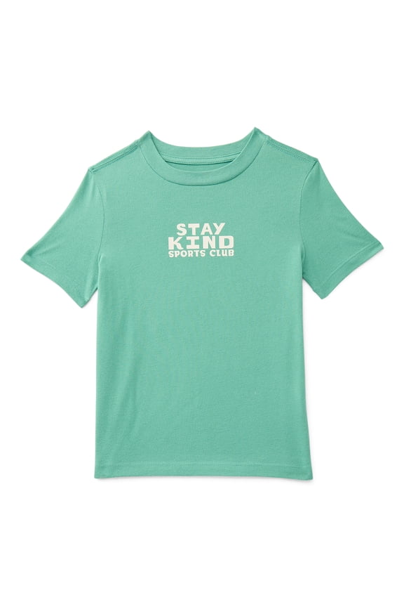 Little Boys Graphic Tee with Short Sleeves, Sizes 4-10