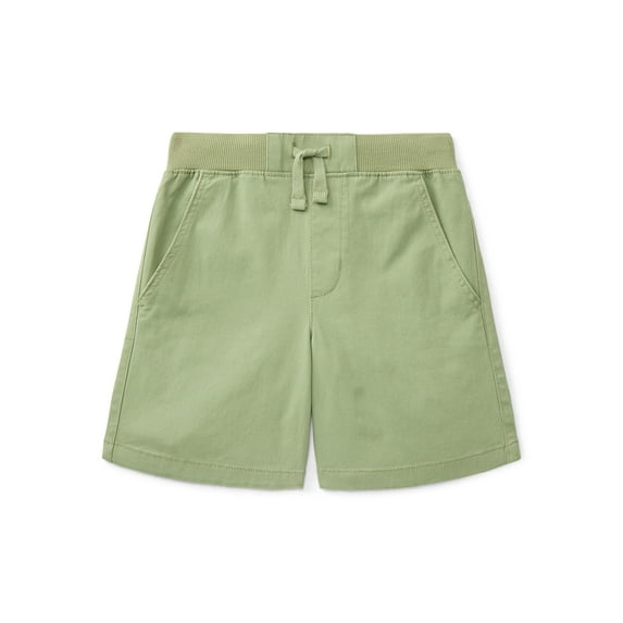 Wonder Nation Little Boys Stretch Twill Shorts, Sizes 4-10