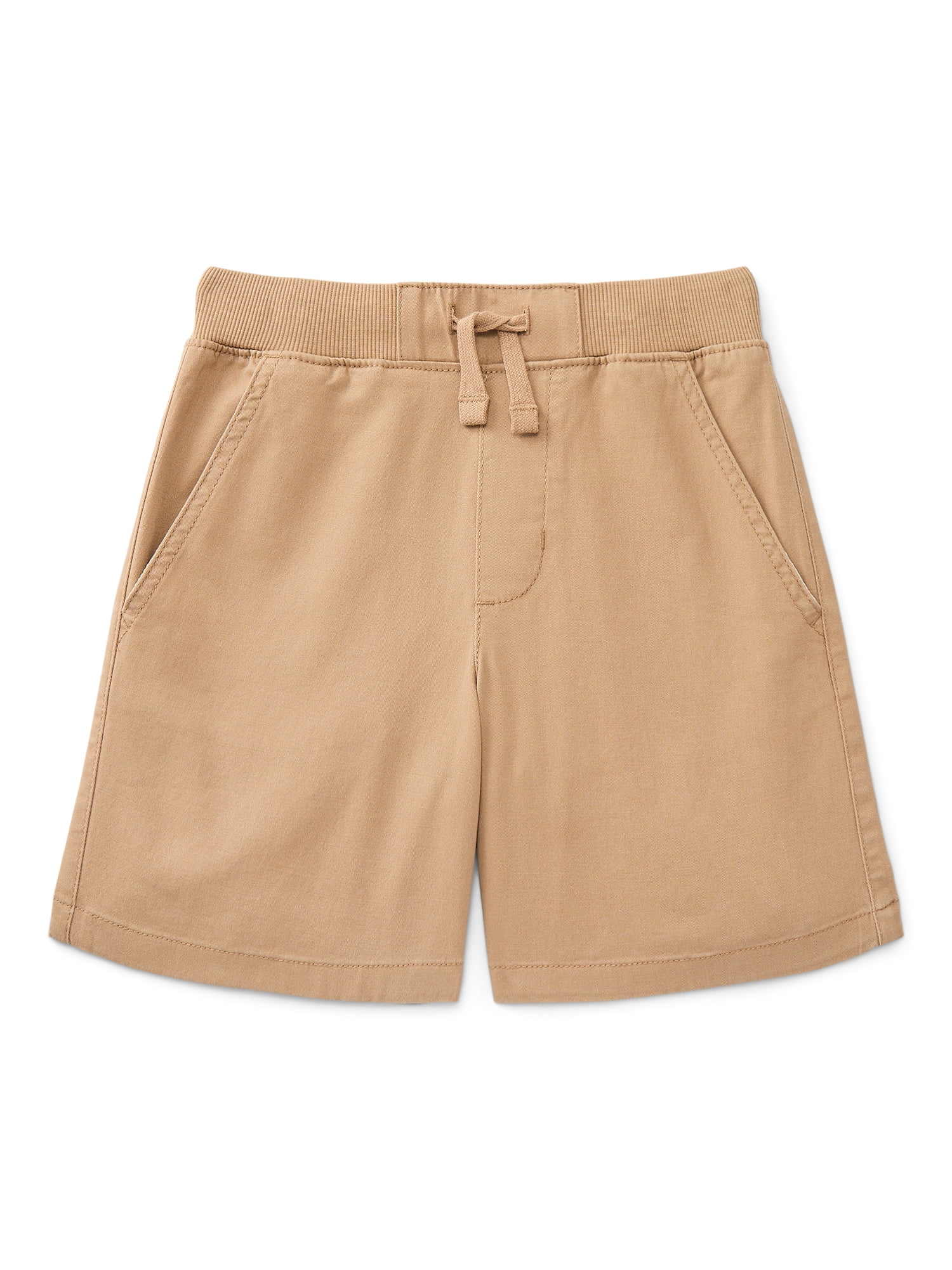 Wonder Nation Little Boys Stretch Twill Shorts, Sizes 4-10