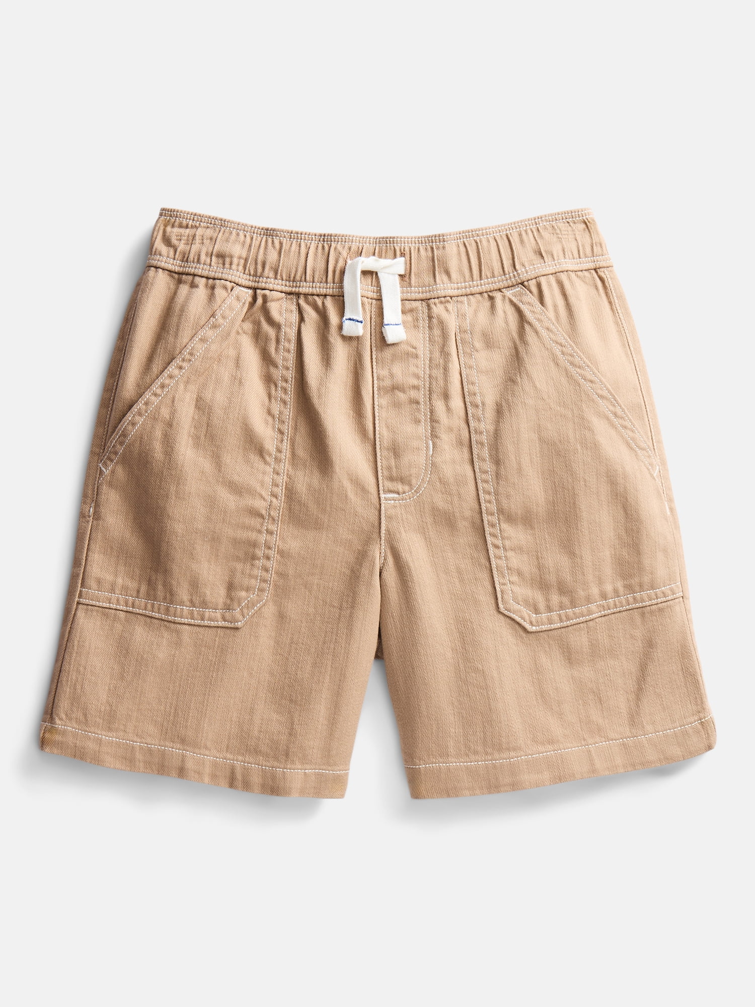 Wonder Nation Little Boys' Cotton Twill Shorts, Sizes 4-10