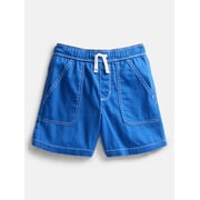 Wonder Nation Little Boys' Cotton Twill Shorts, Sizes 4-10