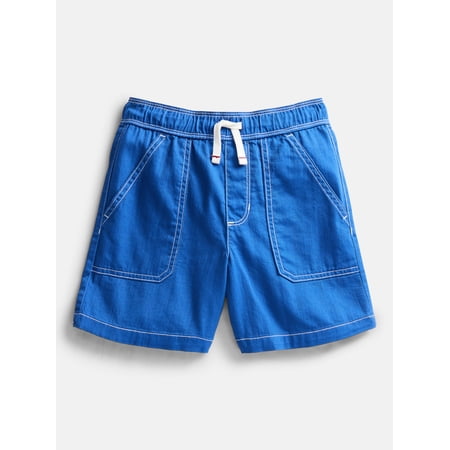 Wonder Nation Little Boys' Cotton Twill Shorts, Sizes 4-10