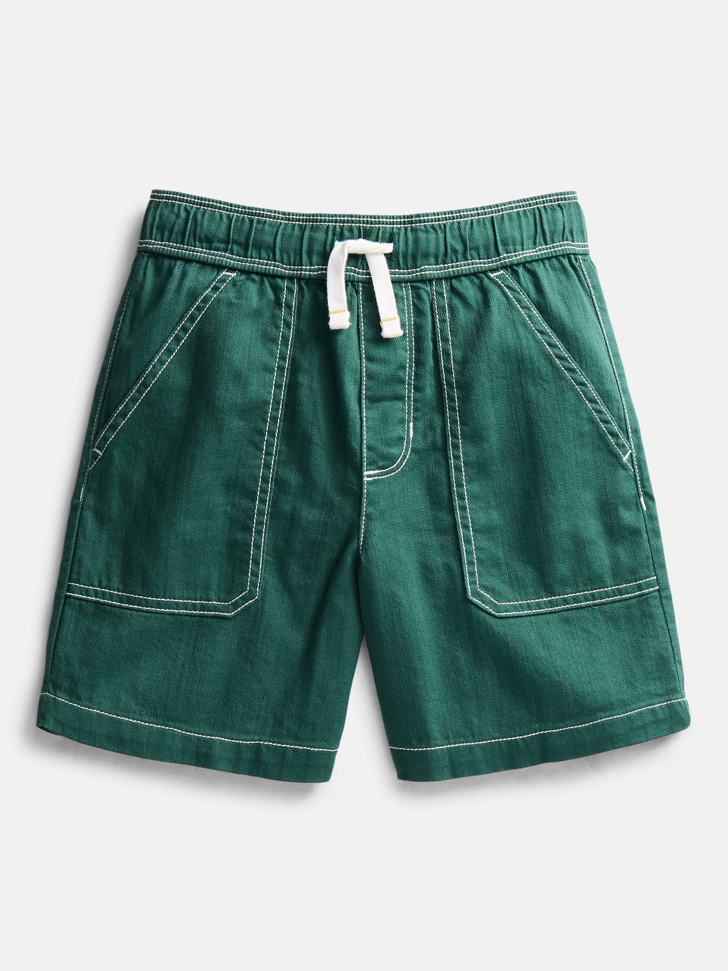 Wonder Nation Little Boys' Cotton Twill Shorts, Sizes 4-10