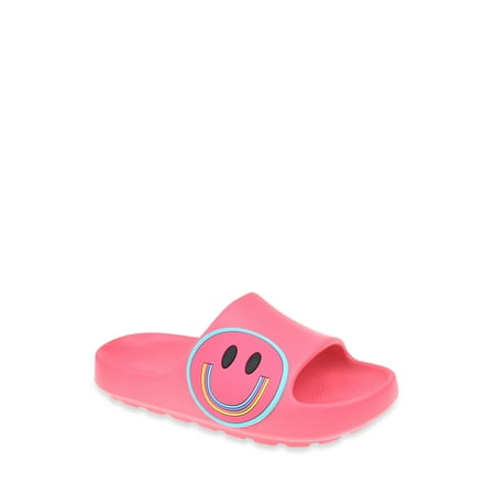 Wonder Nation Little Girl And Big Girl Icon Eva Slide Sandals
