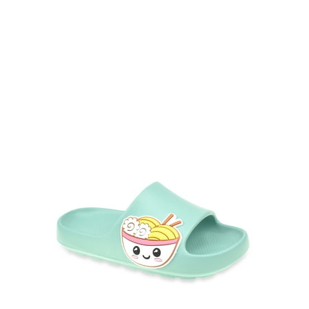Wonder Nation Little Girl And Big Girl Icon Eva Slide Sandals