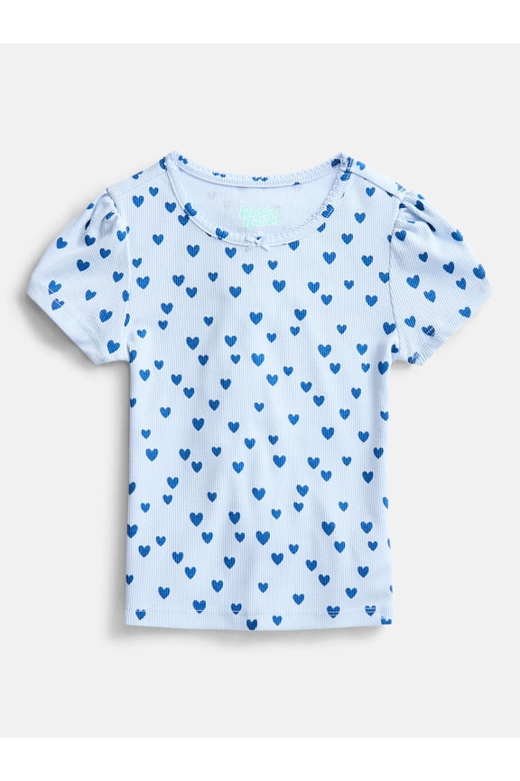 Girls Baby Tee with Short Sleeves, Sizes 4-10