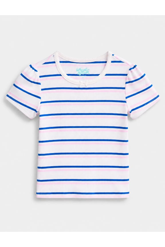 Girls Baby Tee with Short Sleeves, Sizes 4-10