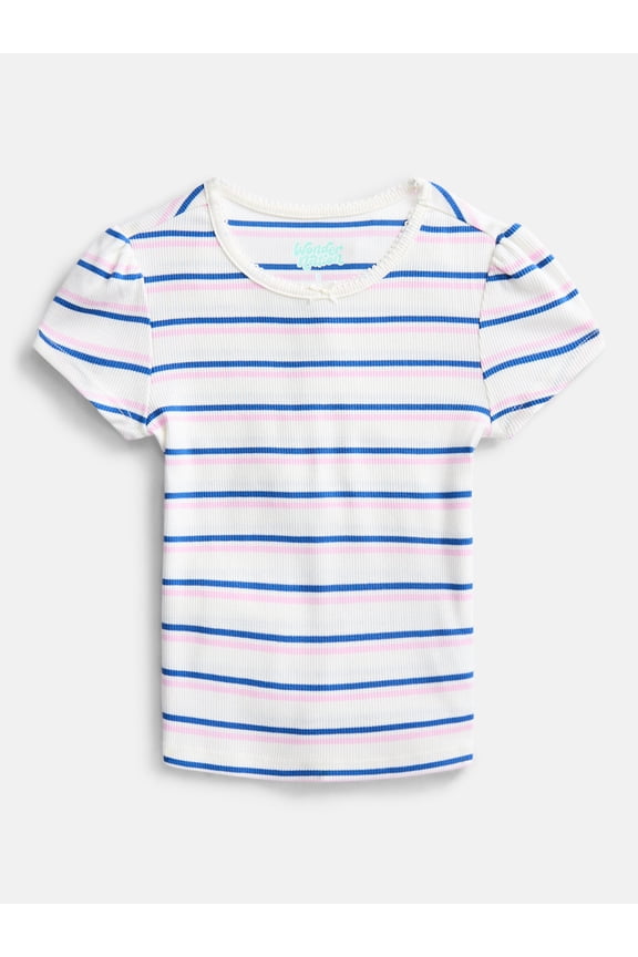 Girls Baby Tee with Short Sleeves, Sizes 4-10