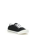 thumbnail image 1 of Wonder Nation Little Girl & Big Girl Canvas Bump Toe Sneakers, 1 of 7