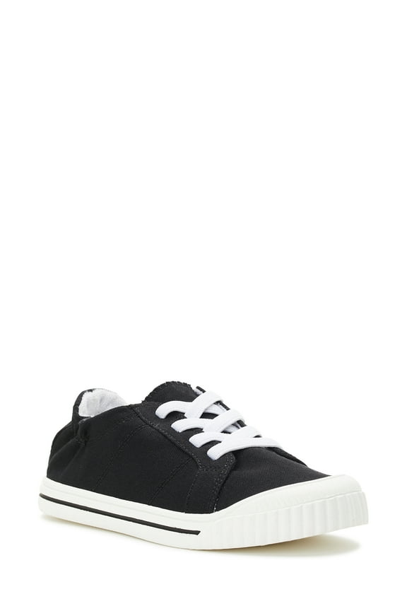 Little Girl & Big Girl Canvas Bump Toe Sneakers