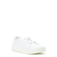 thumbnail image 1 of Wonder Nation Little Girl & Big Girl Canvas Bump Toe Sneakers, 1 of 7