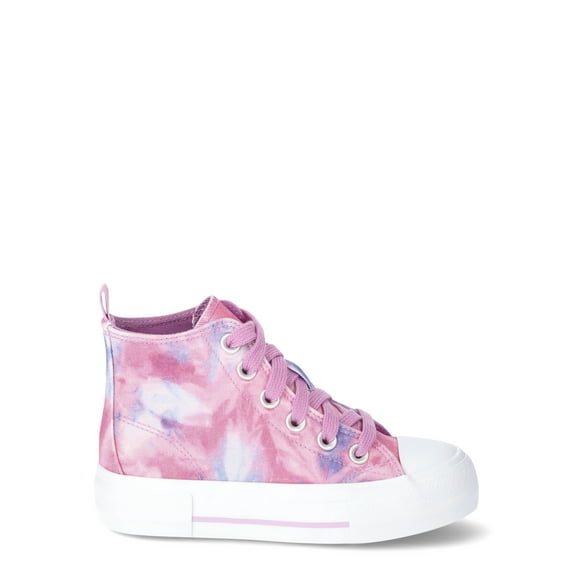 Wonder Nation Little Girl & Big Girl Canvas High Top Sneaker