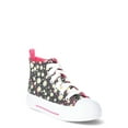 thumbnail image 1 of Wonder Nation Little Girl & Big Girl Canvas High Top Sneaker, 1 of 5