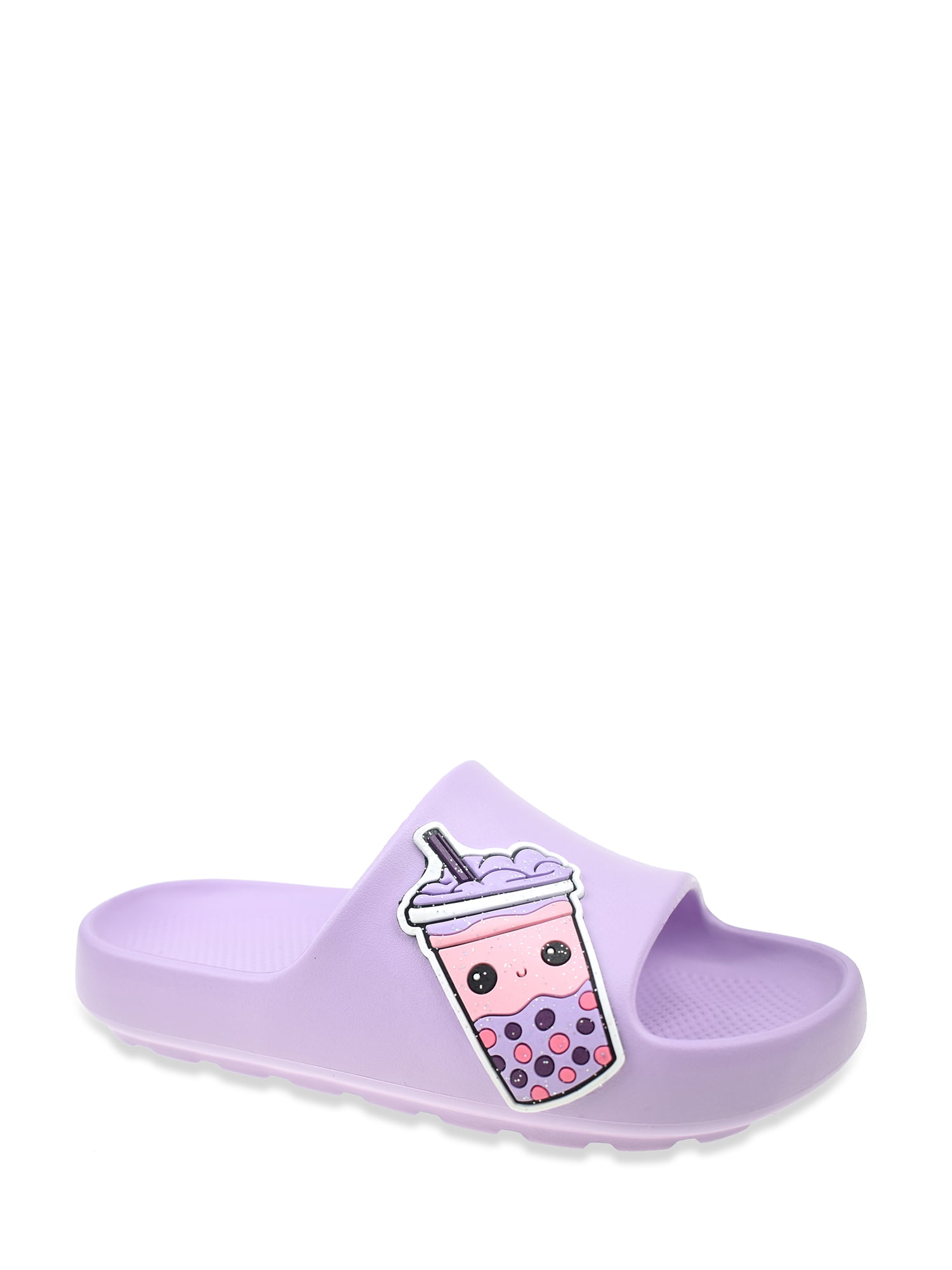 Wonder Nation Little Girl & Big Girl Icon Eva Slide Sandals