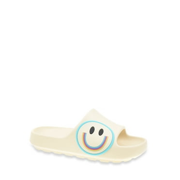 Wonder Nation Little Girl & Big Girl Icon Eva Slide Sandals