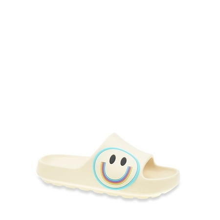 Wonder Nation Little Girl & Big Girl Icon Eva Slide Sandals