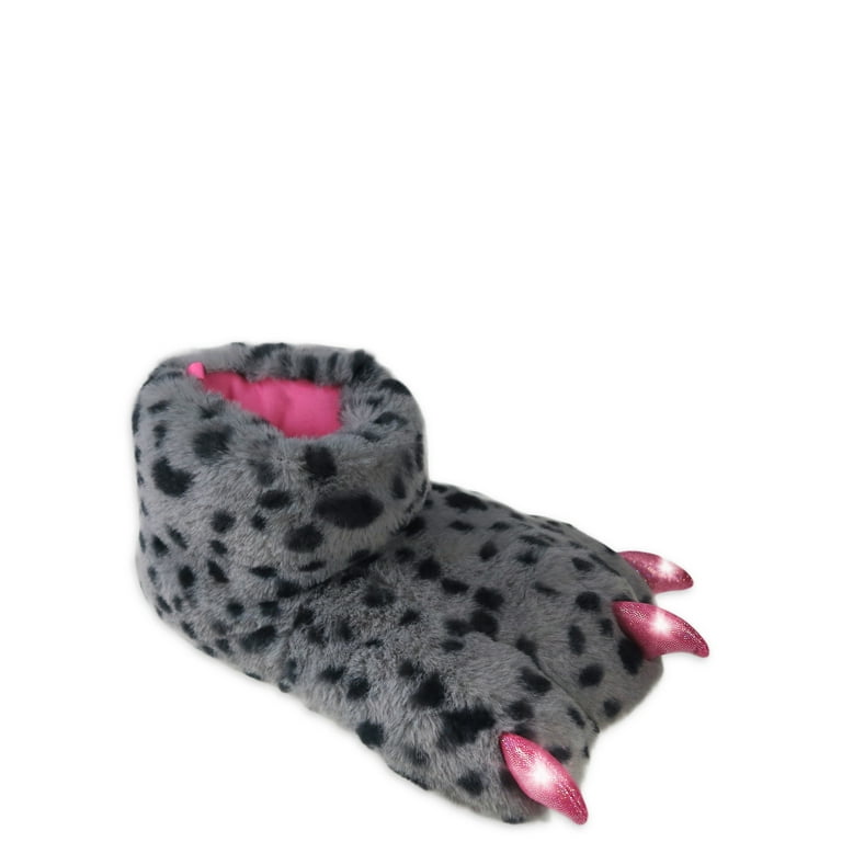 Kollisionskursus dome Akademi Wonder Nation Little Girl & Big Girl Light up Claw Slipper, Sizes 13/1-6 -  Walmart.com