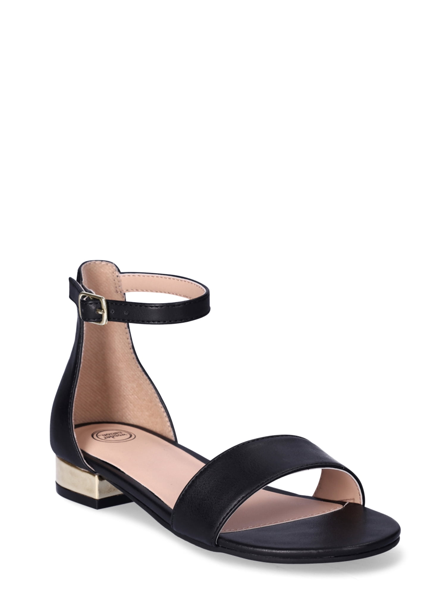 Wonder Nation Little Girl & Big Girl Low Heel Dress Shoes