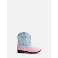 thumbnail image 1 of Wonder Nation Little Girl & Big Girl Metallic Star Western Boot, 1 of 4