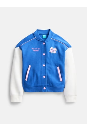 Little Girls Bomber Jacket, Sizes 4-10