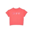 thumbnail image 1 of Wonder Nation Girls Boxy Tee with Short Sleeves, Sizes 4-10, 1 of 3