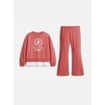 thumbnail image 1 of Wonder Nation Girls' Sweatshirt and Flare Leggings Set, 2-Piece, Sizes 4-10, 1 of 4