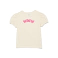 thumbnail image 1 of Wonder Nation Girls Crinkle Jersey Tee with Short Sleeves, Sizes 4-10, 1 of 3