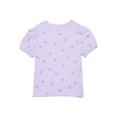 thumbnail image 1 of Wonder Nation Girls Crinkle Jersey Tee with Short Sleeves, Sizes 4-10, 1 of 3