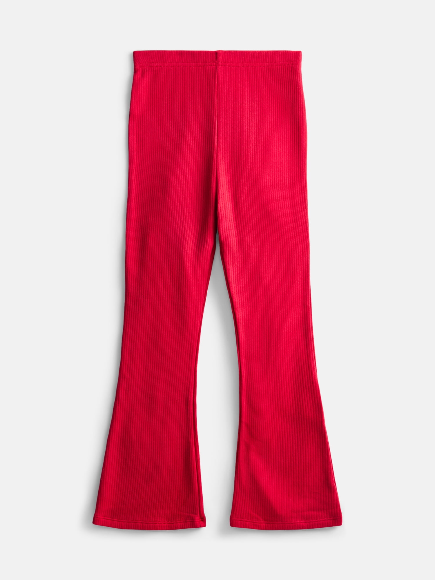 Wonder Nation Little Girl Cozy Ribbed Flare Leggings, Sizes 4-10
