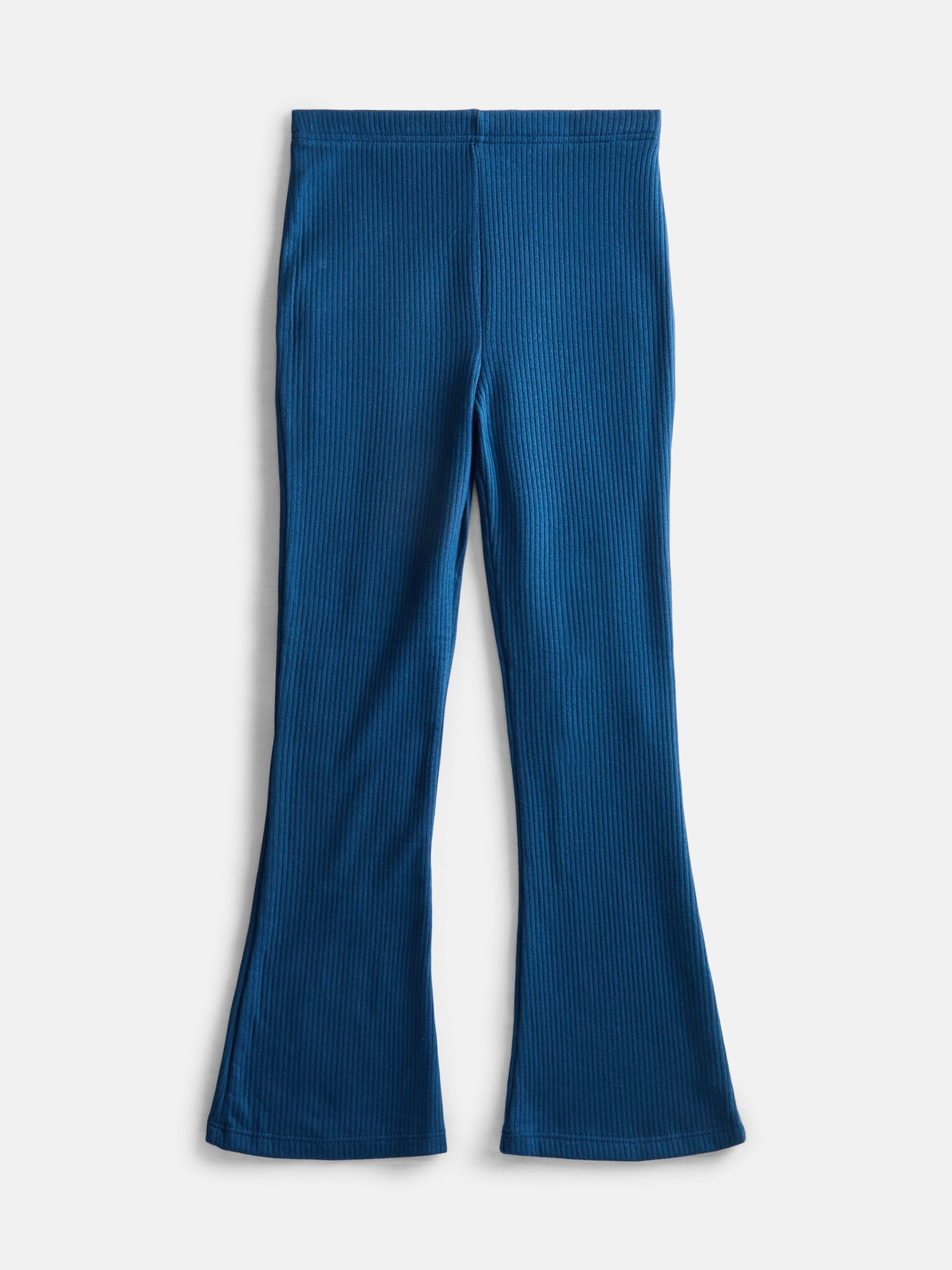 Wonder Nation Little Girl Cozy Ribbed Flare Leggings, Sizes 4-10