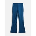 thumbnail image 1 of Wonder Nation Little Girls Ribbed Flare Leggings, Sizes 4-10, 1 of 3