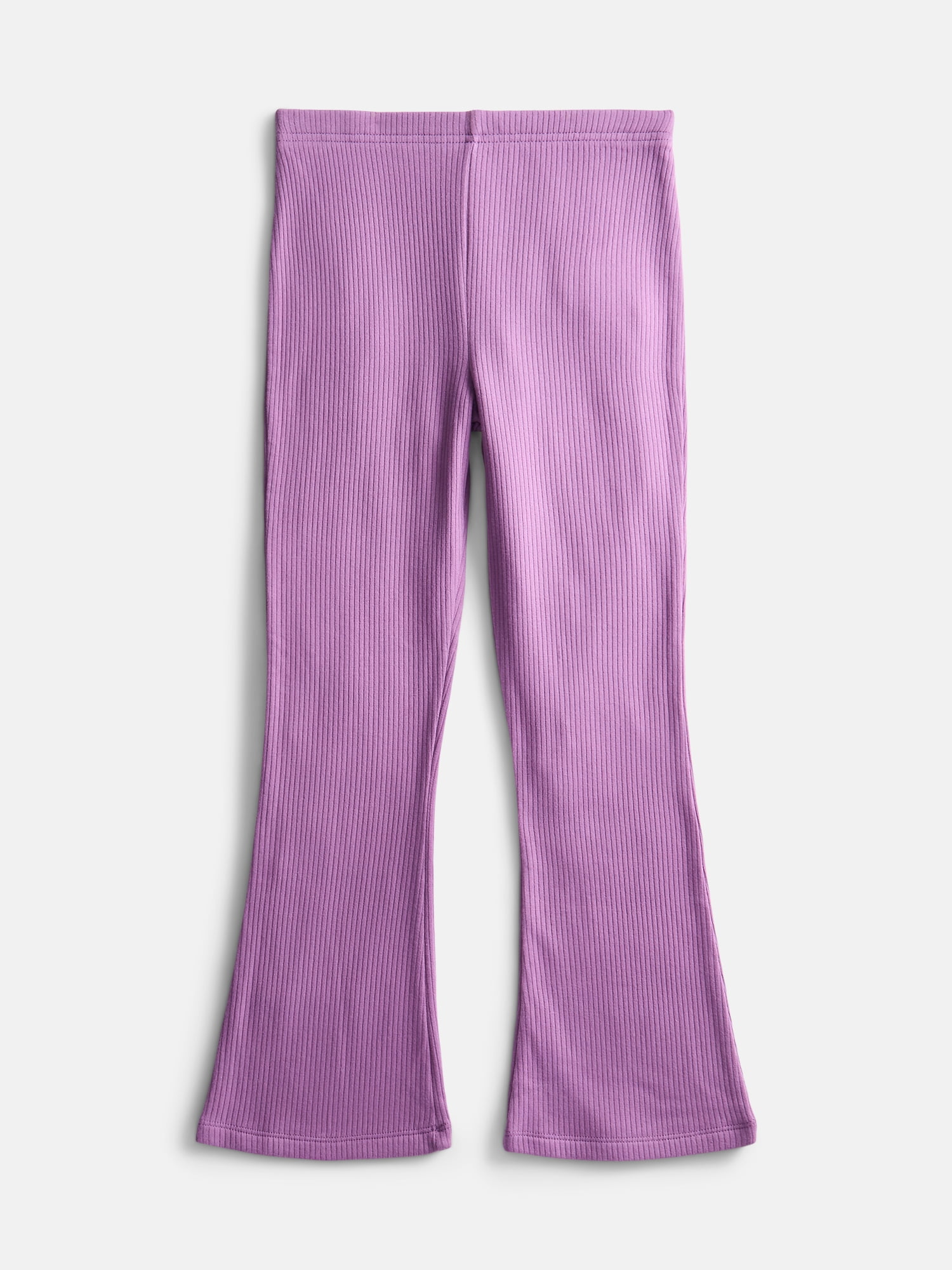 Wonder Nation Little Girl Cozy Ribbed Flare Leggings, Sizes 4-10