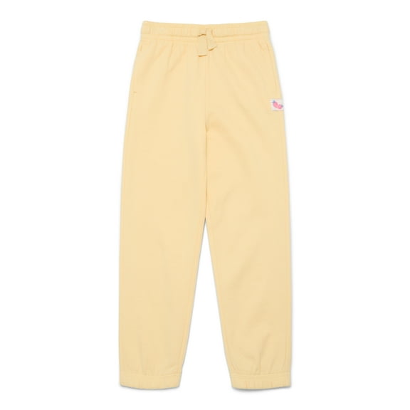 Wonder Nation Little Girls Fleece Jogger Pants, Sizes 4-10